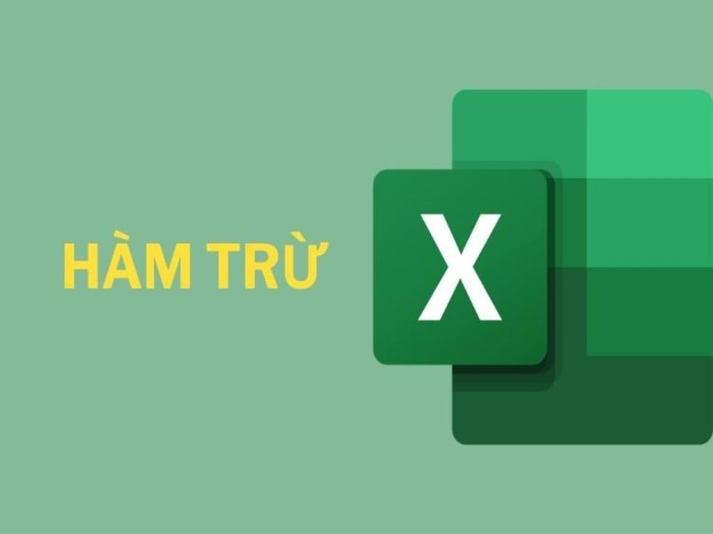 Cách dùng hàm trừ trong Excel cho bảng chấm công, quản lý công việc