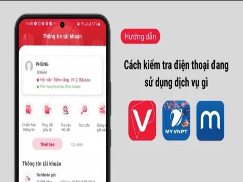 Cách tra cứu dịch vụ đang sử dụng Viettel, MobiFone, VinaPhone