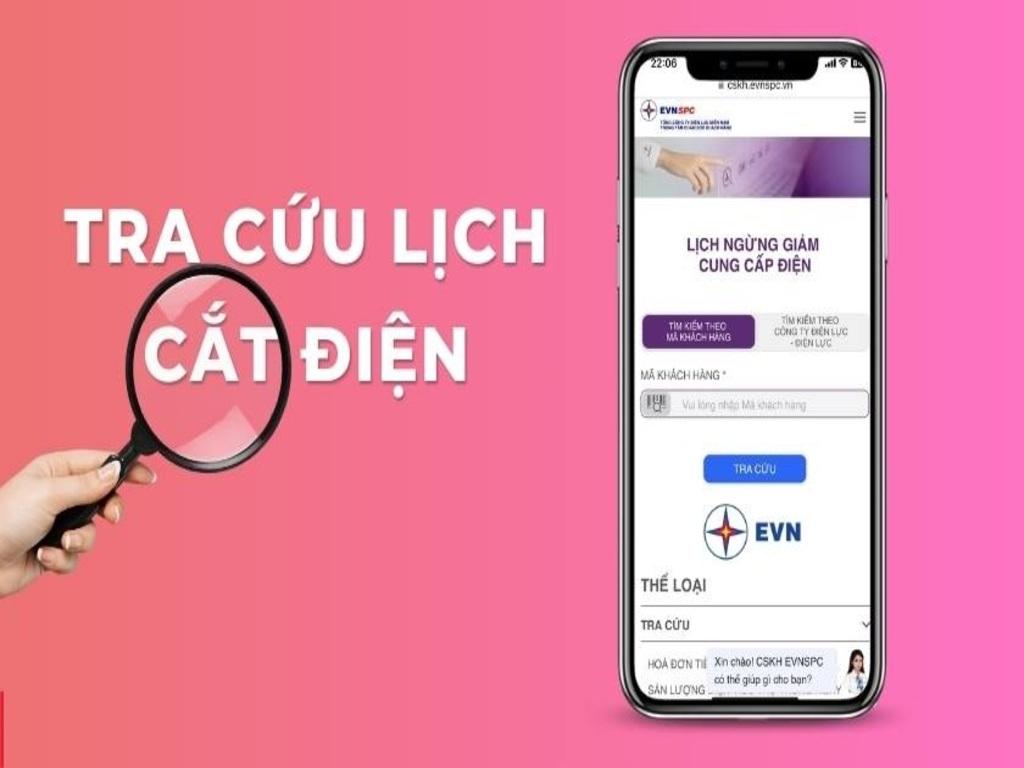 Hướng dẫn tra cứu lịch cúp điện theo khu vực bằng ứng dụng điện lực