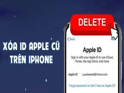 cách xóa id apple cũ