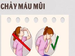 cách trị chảy máu cam