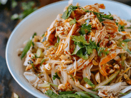 cách làm miến trộn gà