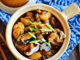cách làm gà om nấm