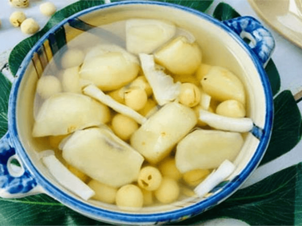 Cách nấu chè củ năng tưởng khó mà dễ món tráng miệng 'ĂN ĐỨT' trà sữa