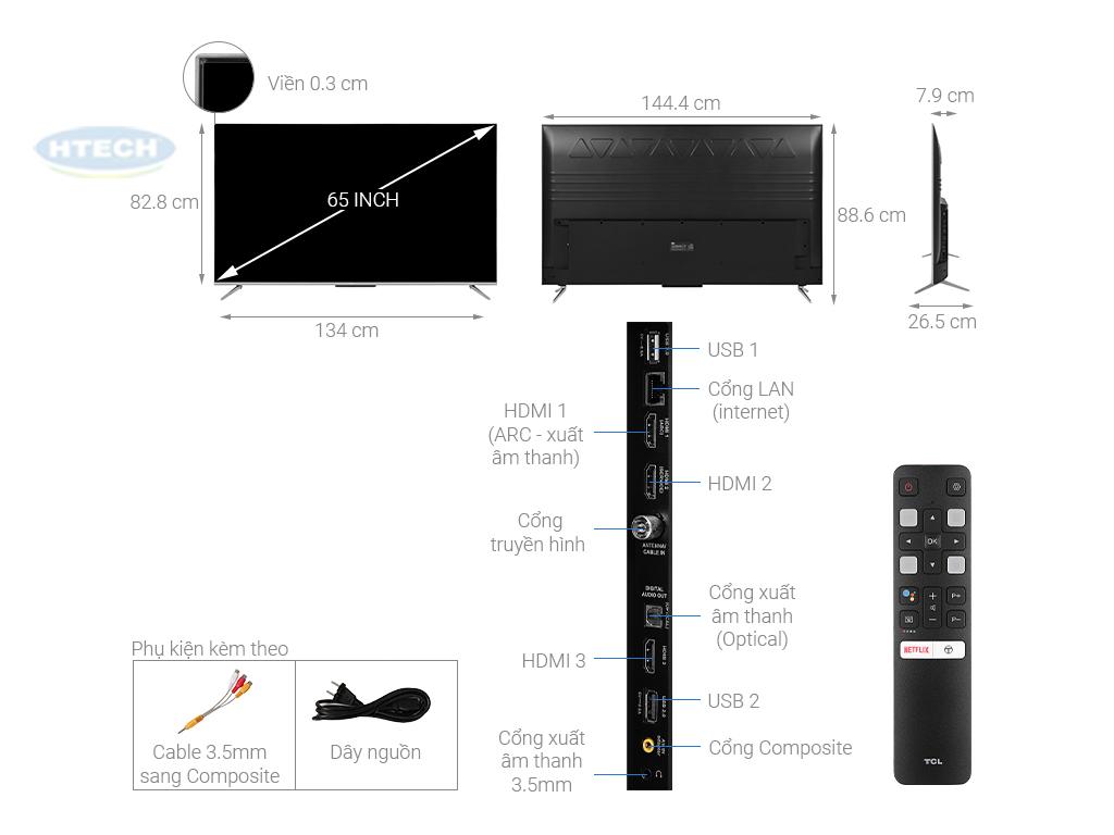 Tivi TCL 65 inch giá cập nhật mới nhất. Mua tivi TCL được bảo hành ...