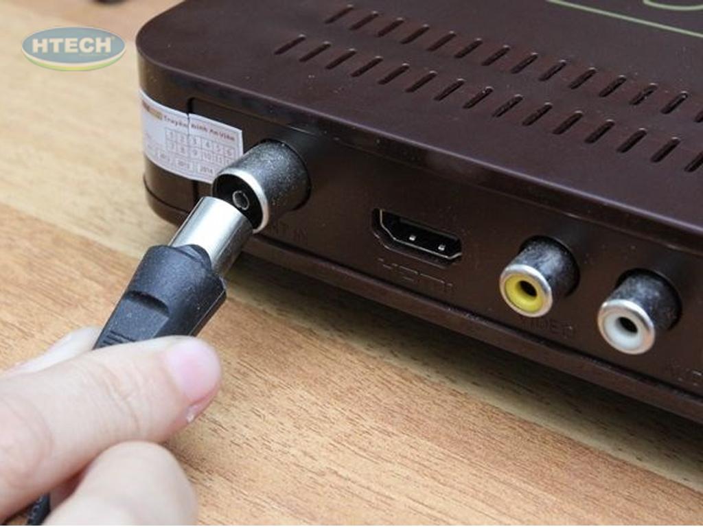 Cách lắp anten tivi trong nhà cho tivi tích hợp đầu thu DVB T2 ...