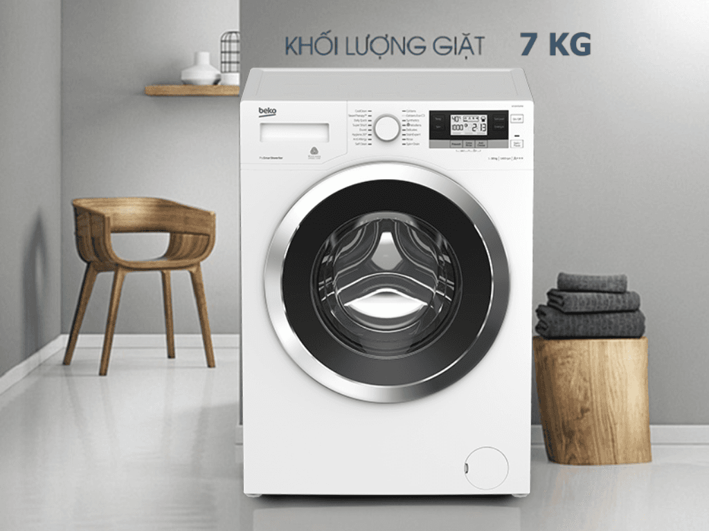 Máy giặt Beko có vẻ ngoài rất sang trọng