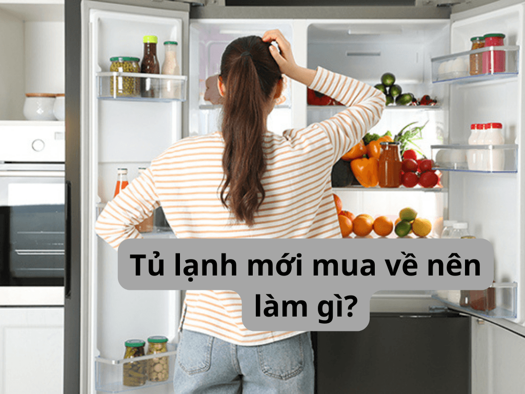 Tủ lạnh mới mua về nên làm gì?