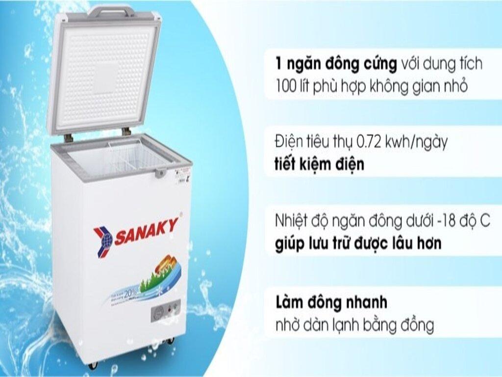 Lựa Chọn Thông Minh: Tại Sao Nên Chọn Tủ Đông Sanaky 100l cho Gia Đình?