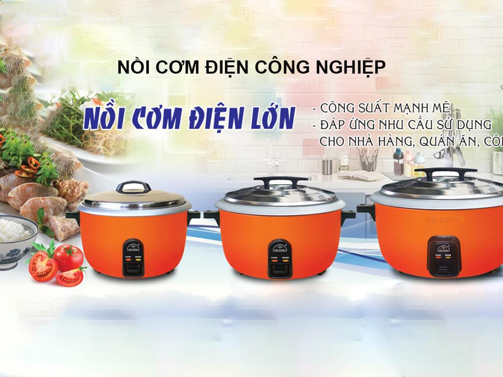 Nồi cơm điện công nghiệp 10 20 50 lít - Giải pháp tiết kiệm cho bếp ăn tập thể