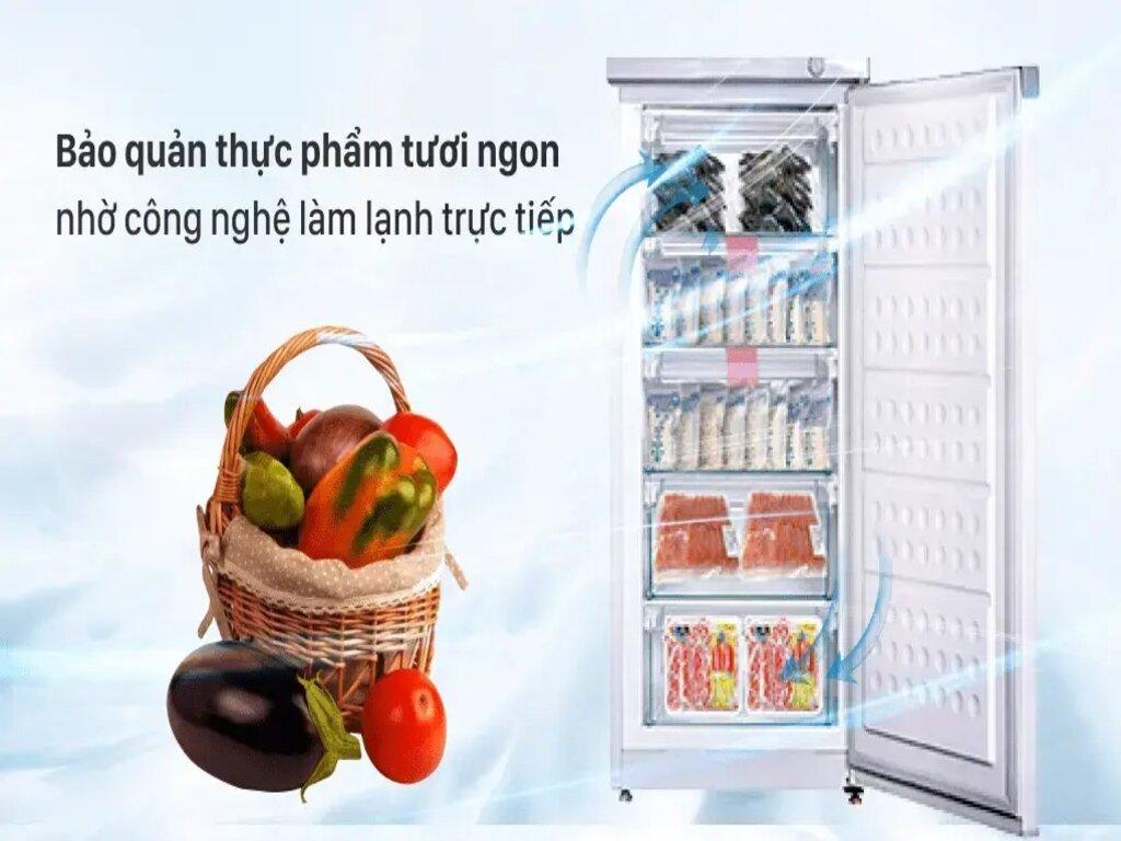 Tủ đông đứng Hòa Phát