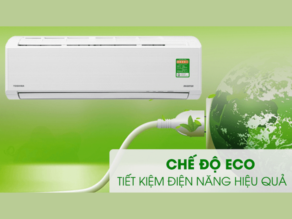 Máy lạnh Toshiba Inverter tiết kiệm điện tối ưu đến 50%