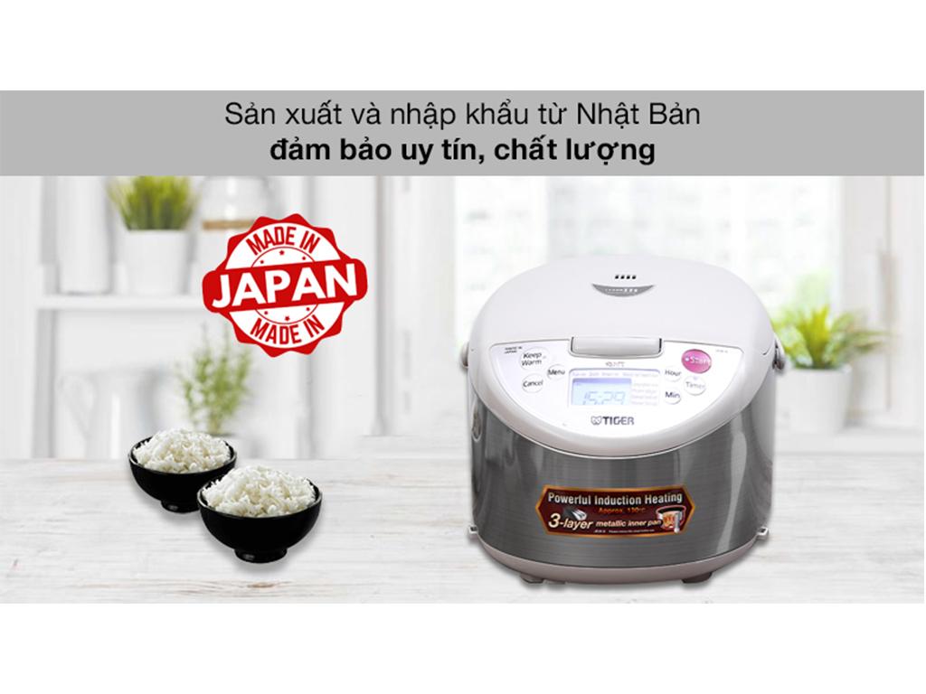 Nồi cơm điện cao tần Tiger Nhật Bản JKW-A18W 1.8L 2 trong 1