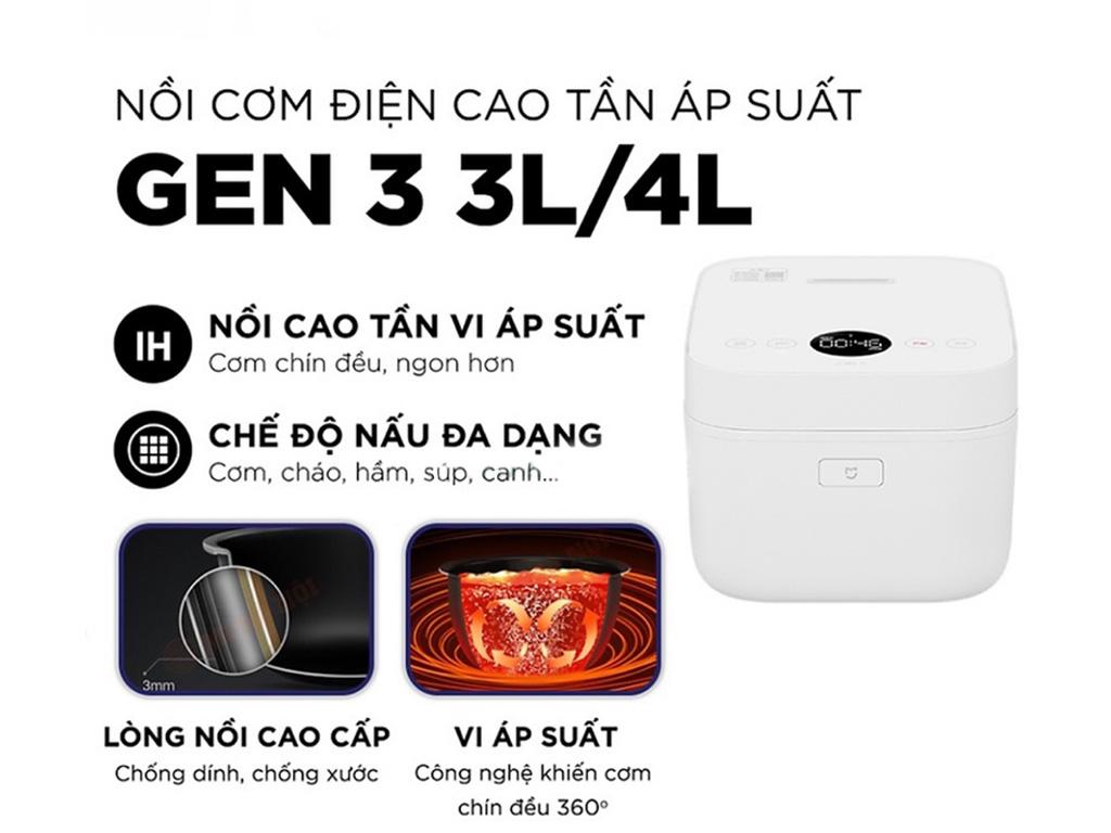 Nồi cơm điện cao tần Xiaomi thông minh sản phẩm tiêu biểu của công nghệ 4.0