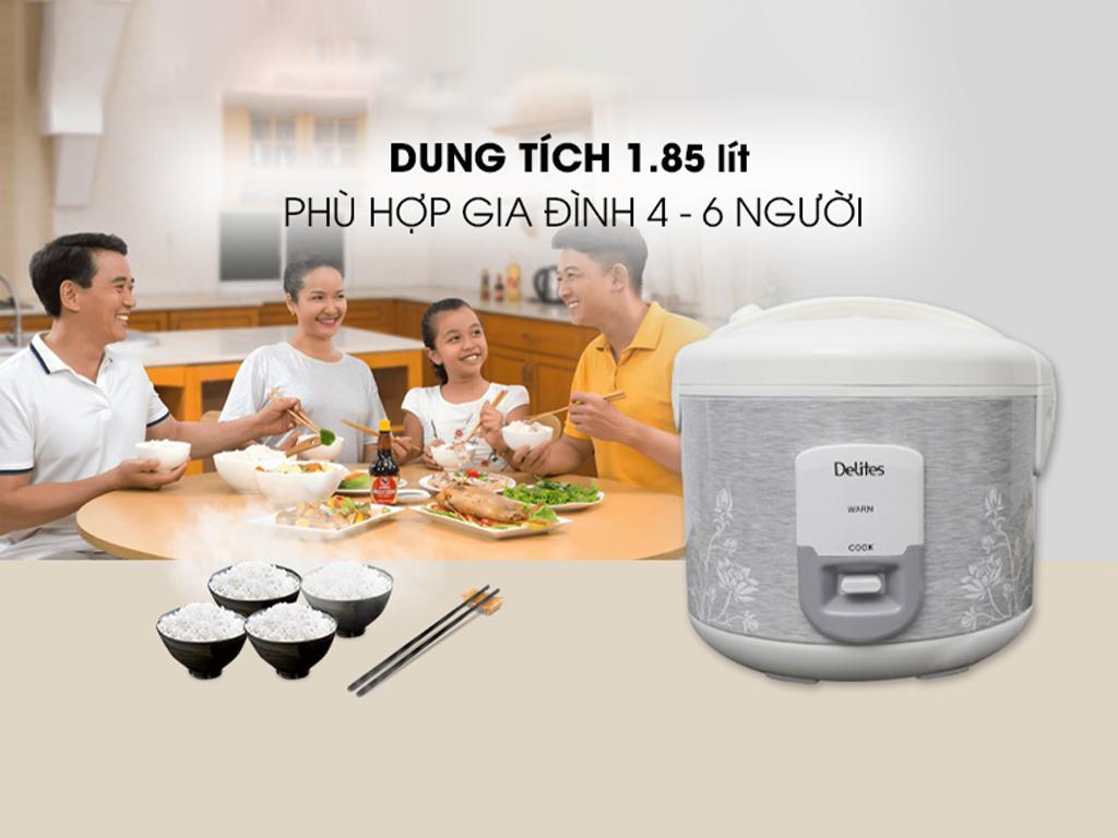 Cách nấu xôi bằng nồi cơm điện Delites 1.8 lít NCG1805 dẻo mềm ngay tại nhà