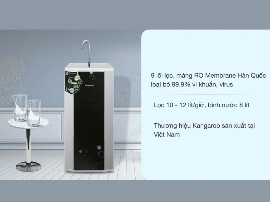 Máy lọc nước Kangaroo giá bao nhiêu? Những yếu tố ảnh hưởng đến giá máy lọc nước Kangaroo?