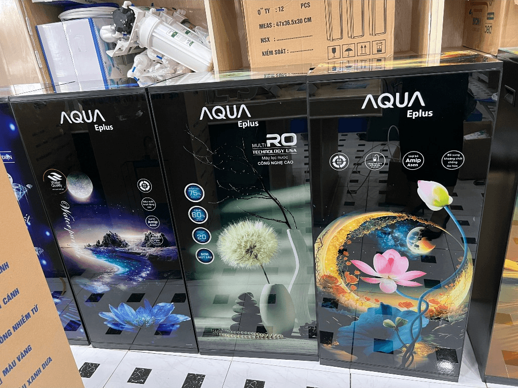 Máy lọc nước Aqua là thương hiệu của tập đoàn sản xuất đồ điện lạnh nổi tiếng Sanyo của Nhật Bản