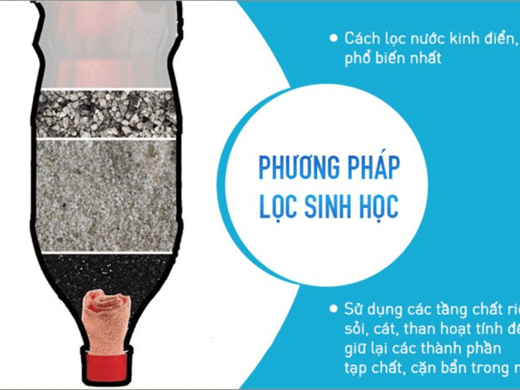 Cách làm máy lọc nước mini bằng phương pháp lọc sinh học