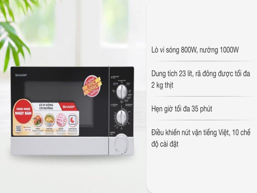 lò vi sóng Sharp R-G302VN-S có tốt không