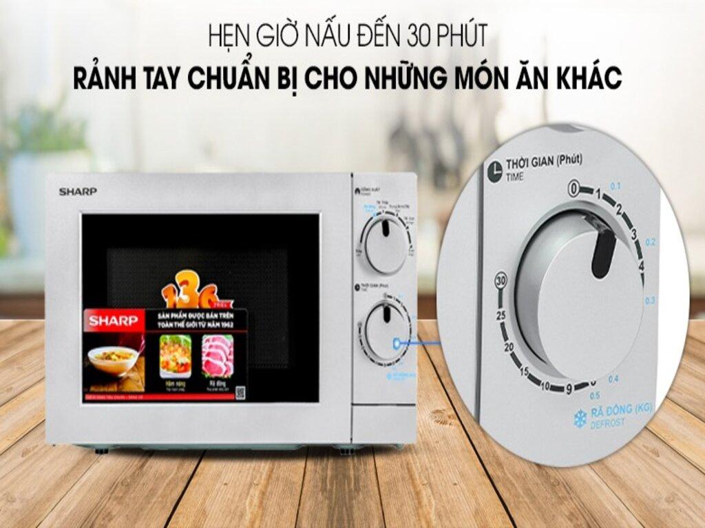 Lò Vi Sóng Sharp R-209VN-SK: Hiệu Suất Cao và Thiết Kế Tiện Dụng Cho Gia Đình Bận Rộn