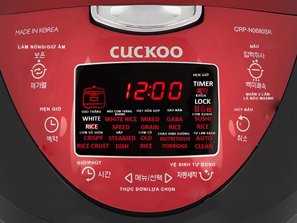 Cách sử dụng nồi cơm điện Cuckoo Hàn Quốc 1.08L CRP N0680SR - CRP FA0610F