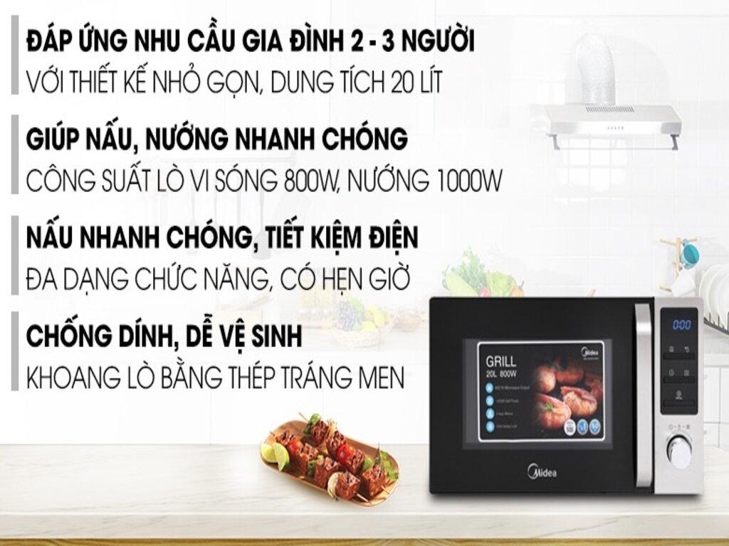 Lò Vi Sóng Midea Có Tốt Không