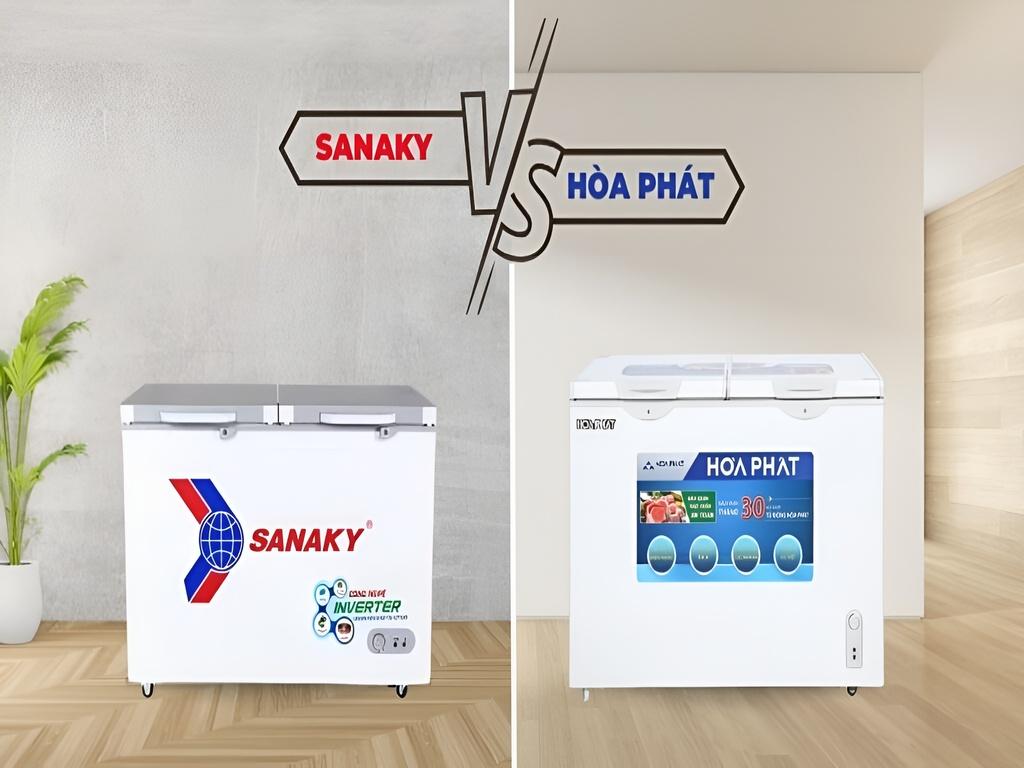 So sánh giá tủ đông Hòa Phát và giá tủ đông Sanaky. Đâu là sự lựa chọn phù hợp ?