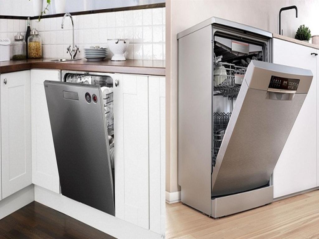 Đâu là sự lựa chọn tốt nhất giữa máy rửa bát âm tủ với máy rửa bát độc lập? Nên mua loại nào để sử dụng?