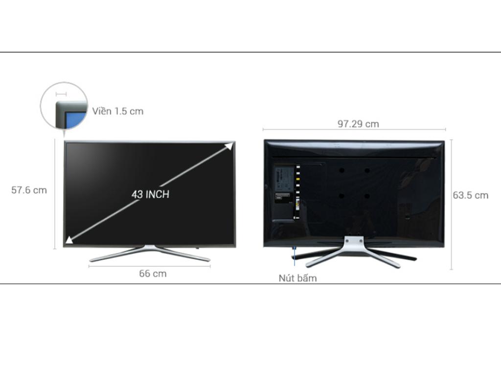 6 tiêu chí chọn mua tivi 43inch - Kích thước tivi 43inch bạn nên ...