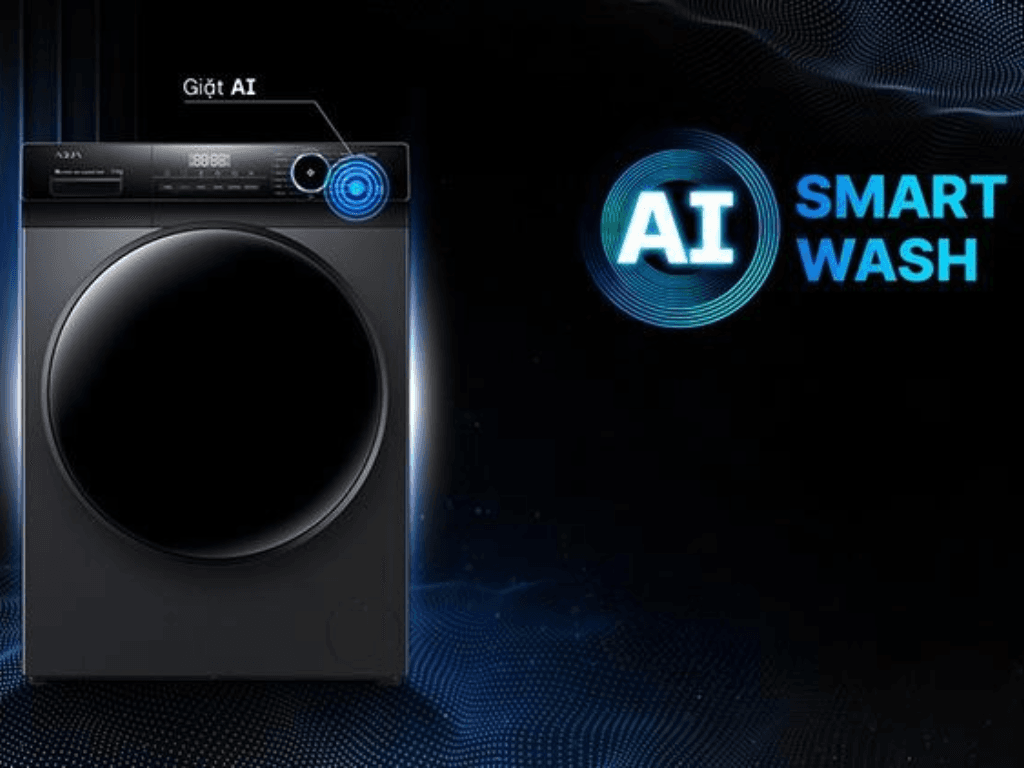 Hướng dẫn sử dụng máy giặt Aqua với công nghệ AI Smart Wash hiện đại mà không “hại điện”