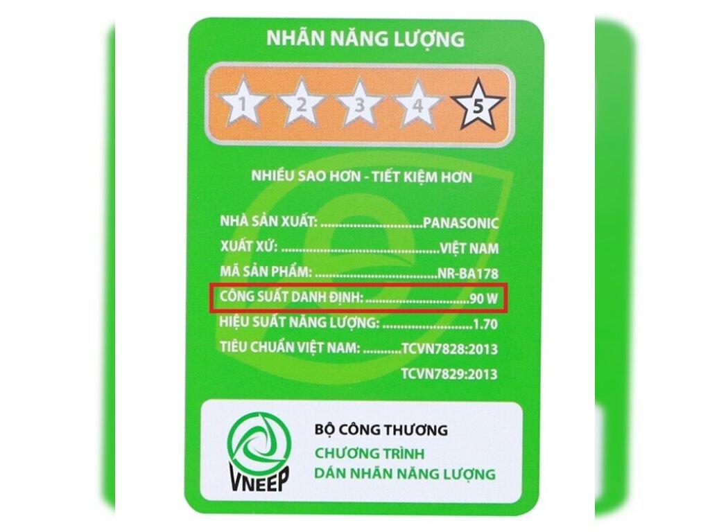 công suất quạt điện