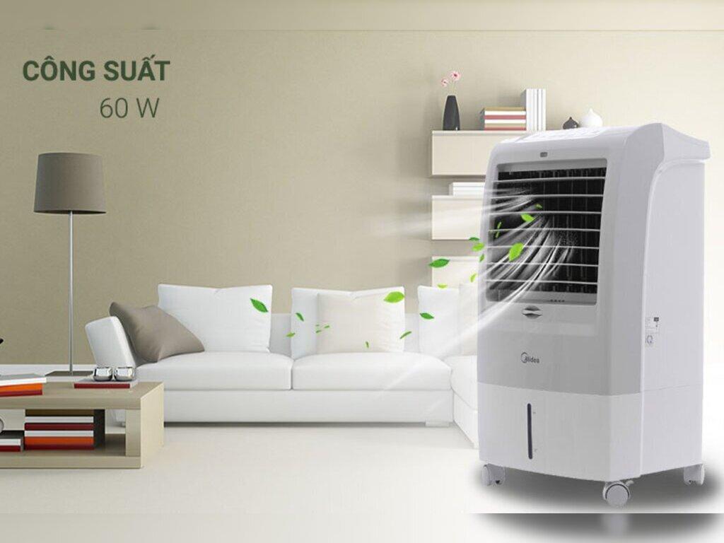 cách sử dụng quạt hơi nước Midea