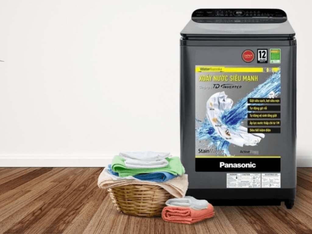 Hướng dẫn cách sử dụng máy giặt Panasonic 9kg cửa trên cùng công nghệ StainMaster+