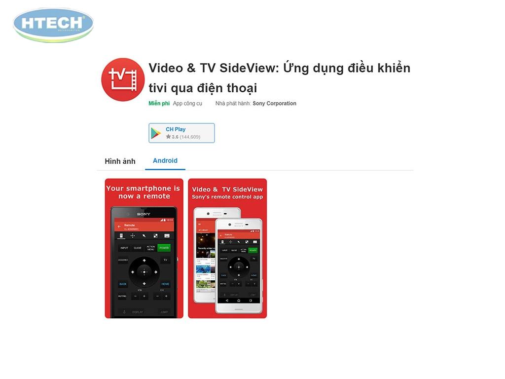3+ App điều khiển tivi Sony. Chuyển kênh, tăng giảm âm lượng tivi ...