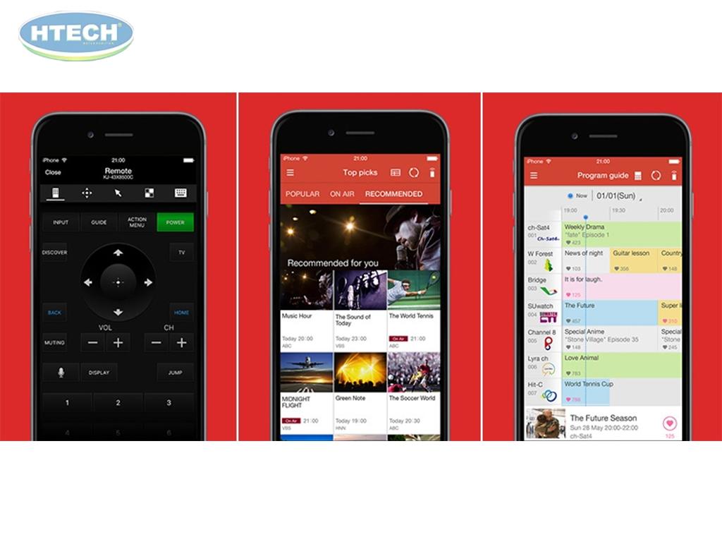 3+ App điều khiển tivi Sony. Chuyển kênh, tăng giảm âm lượng tivi ...