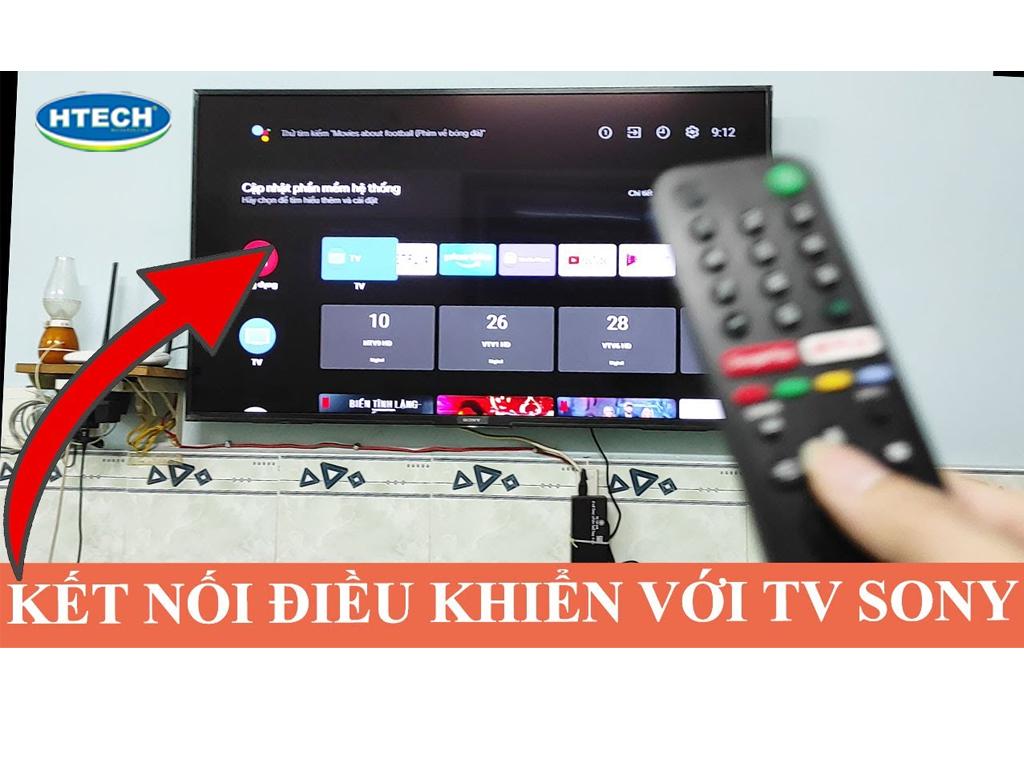 2. Cách kết nối remote tivi Sony
