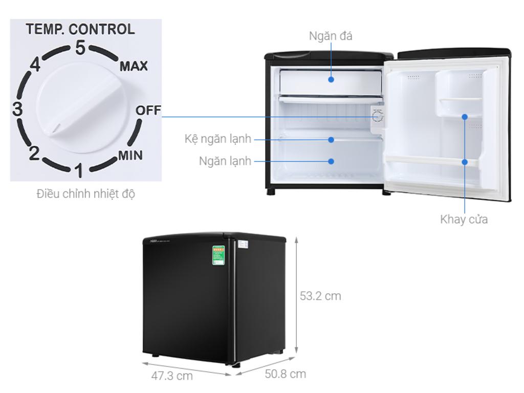 Gợi ý 3 mẫu tủ lạnh aqua nhỏ các gia đình Việt ít người không nên bỏ qua