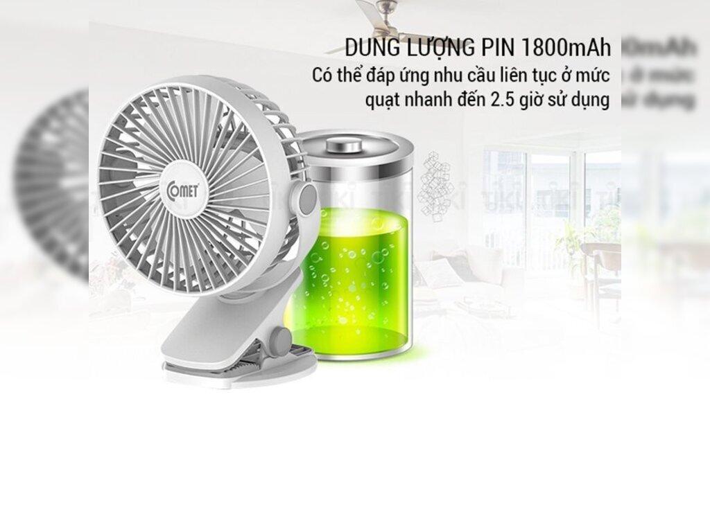 quạt sạc mini cầm tay Comet