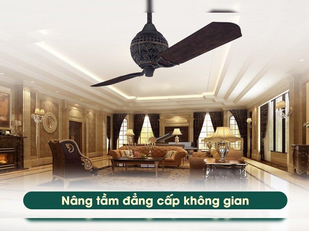 Quạt Phòng Khách – Sự Lựa Chọn Tối Ưu Cho Không Gian Sang Trọng