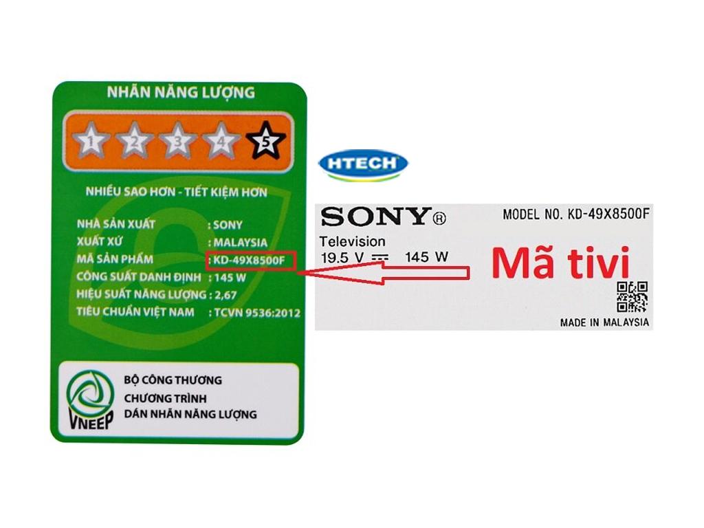 Tìm mã tivi Sony. Cách kiểm tra thời hạn bảo hành tivi Sony qua mã tivi