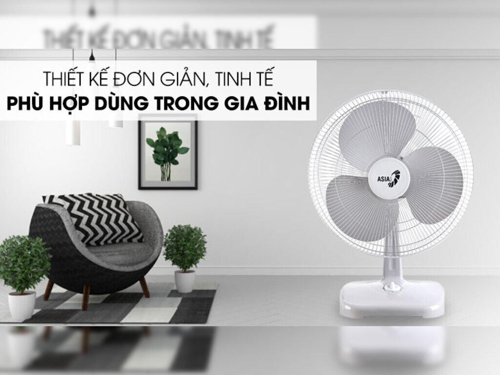 Quạt bàn Asia 3 cánh B16001-XV1 45W