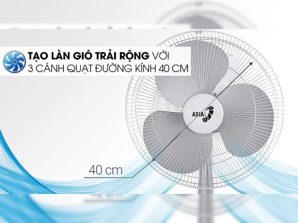 Quạt bàn Asia 3 cánh B16001-XV1 45W