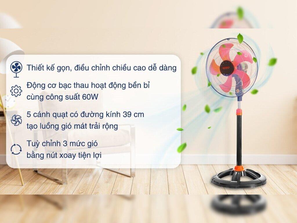 Quạt cây Senko 5 cánh DTS1609 60W