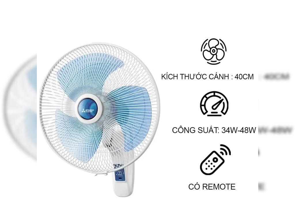 Review Các Mẫu Quạt Treo Tường Mitsubishi Tốt Nhất