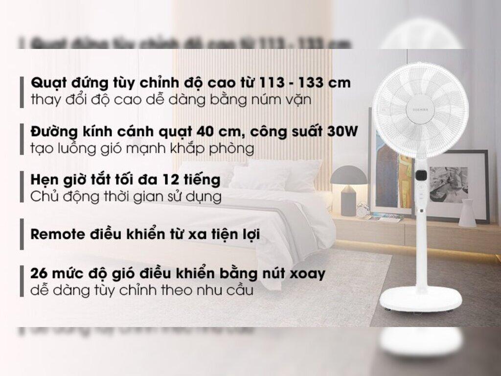 quạt cây điều khiển từ xa