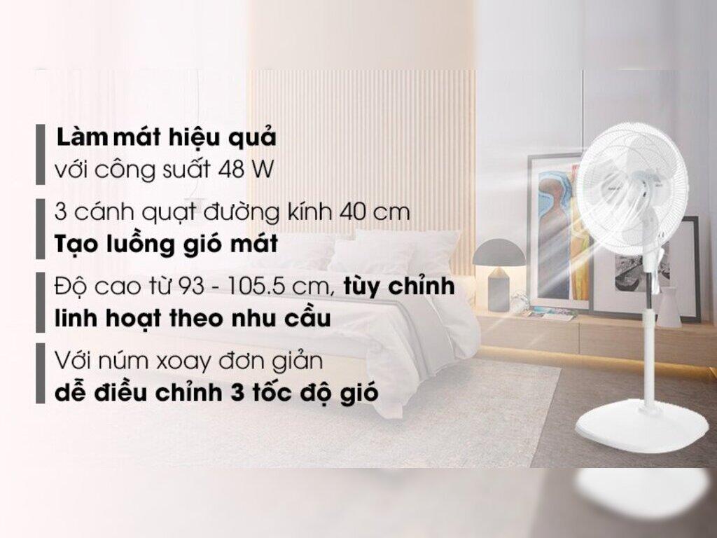 Quạt Lửng Comfee 3 Cánh CF-FF4019VEW 48W