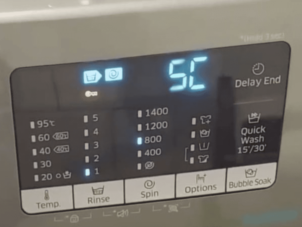 Lỗi 5C máy giặt Samsung có phải do bơm xả nước hỏng? Hướng dẫn xử lý nhanh chóng