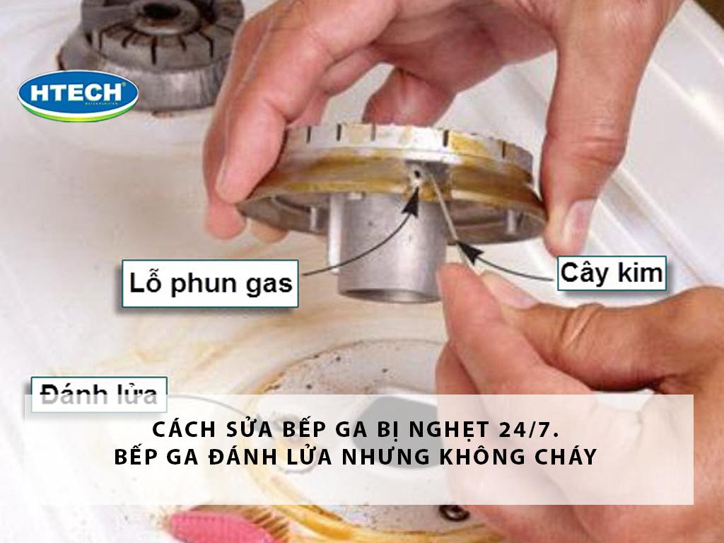 Cách sửa bếp ga bị nghẹt 24/7. Bếp ga đánh lửa nhưng không cháy