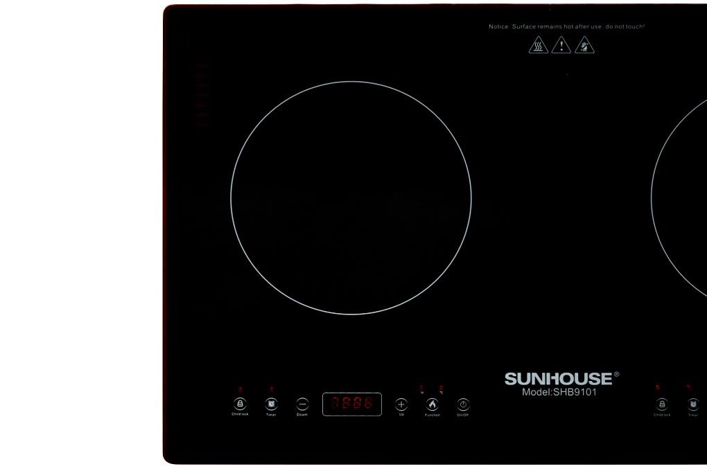 Bếp từ đôi Sunhouse SHB9101 4000W-3