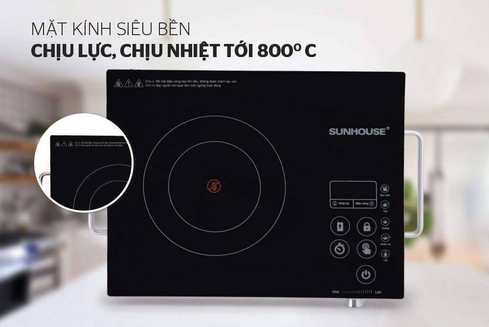 Bếp hồng ngoại Sunhouse SHD6017 2000W-2